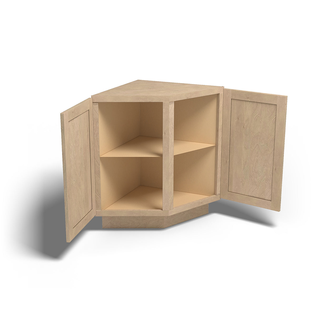 Special Order - 24" Diagonal Corner Base Cabinet Sonona Wheat - BC24 Base Cabinets Corner Base Cabinets GHI Sonona Wheat Special Order SPSNW