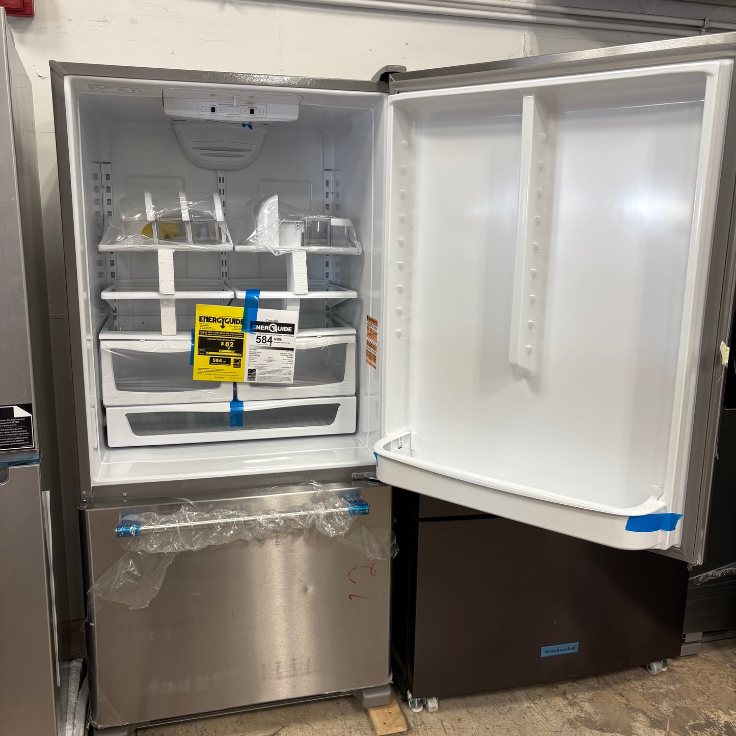 Maytag Bottom Freezer Fridge.