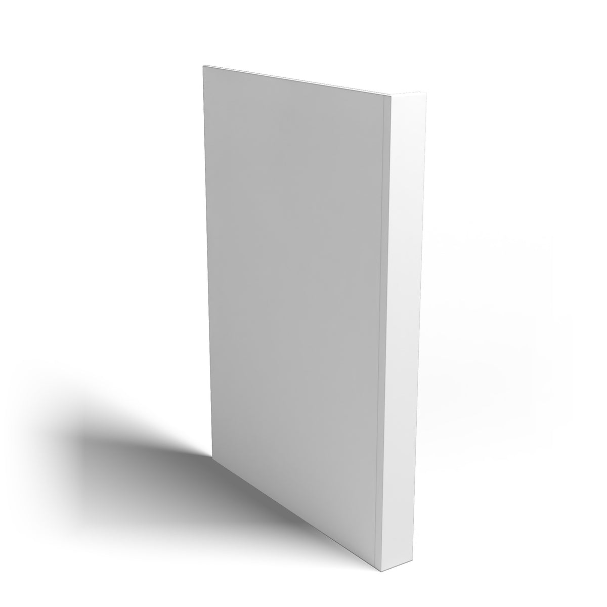 Special Order - 3" Base End Panel Arcadia White Shaker - BEP3L Arcadia White End Panel GHI GHI Accessories SPACW Special Order