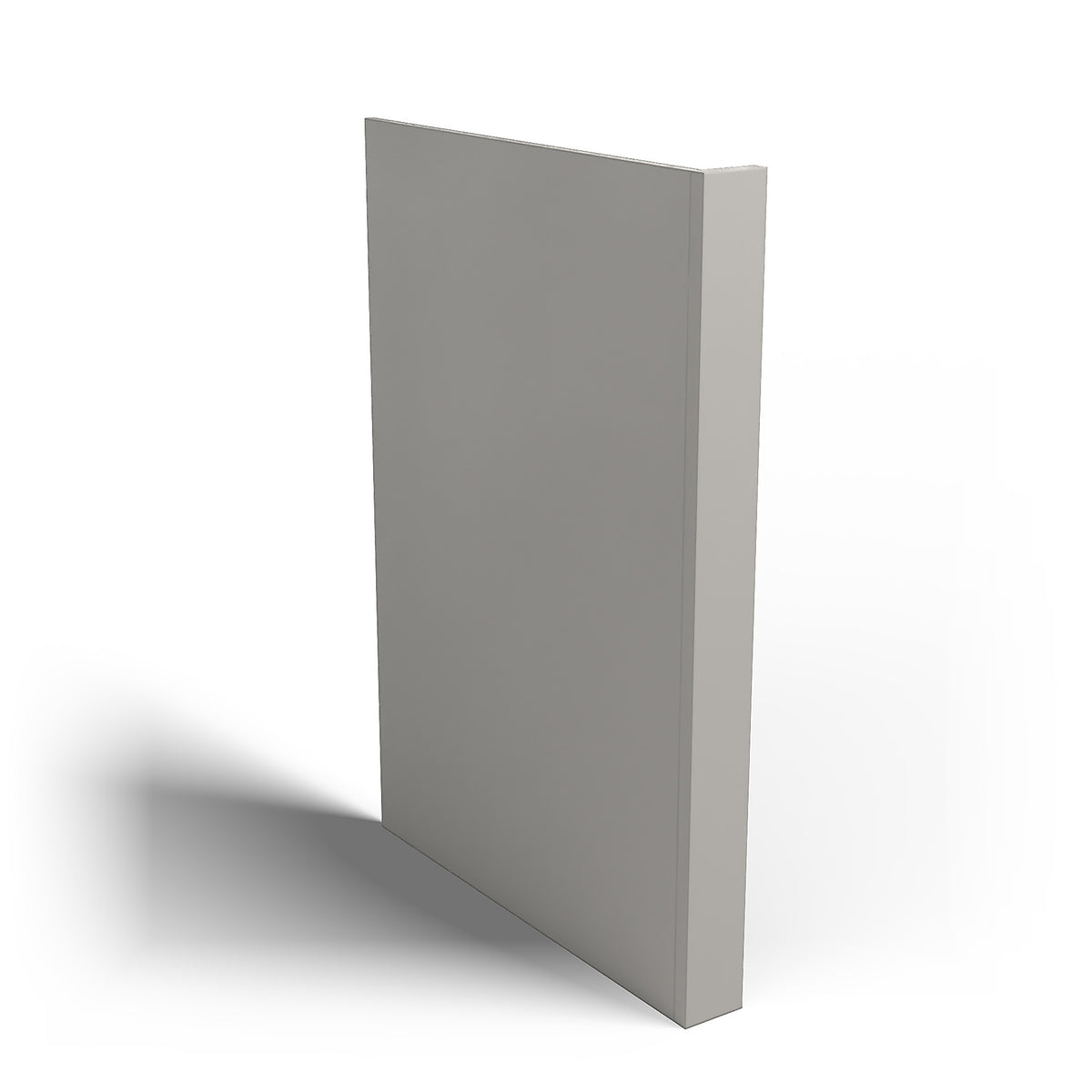 Special Order - 3" Base End Panel Stone Harbor Gray - BEP3L End Panel GHI GHI Accessories Special Order SPSHG Stone Harbor Gray
