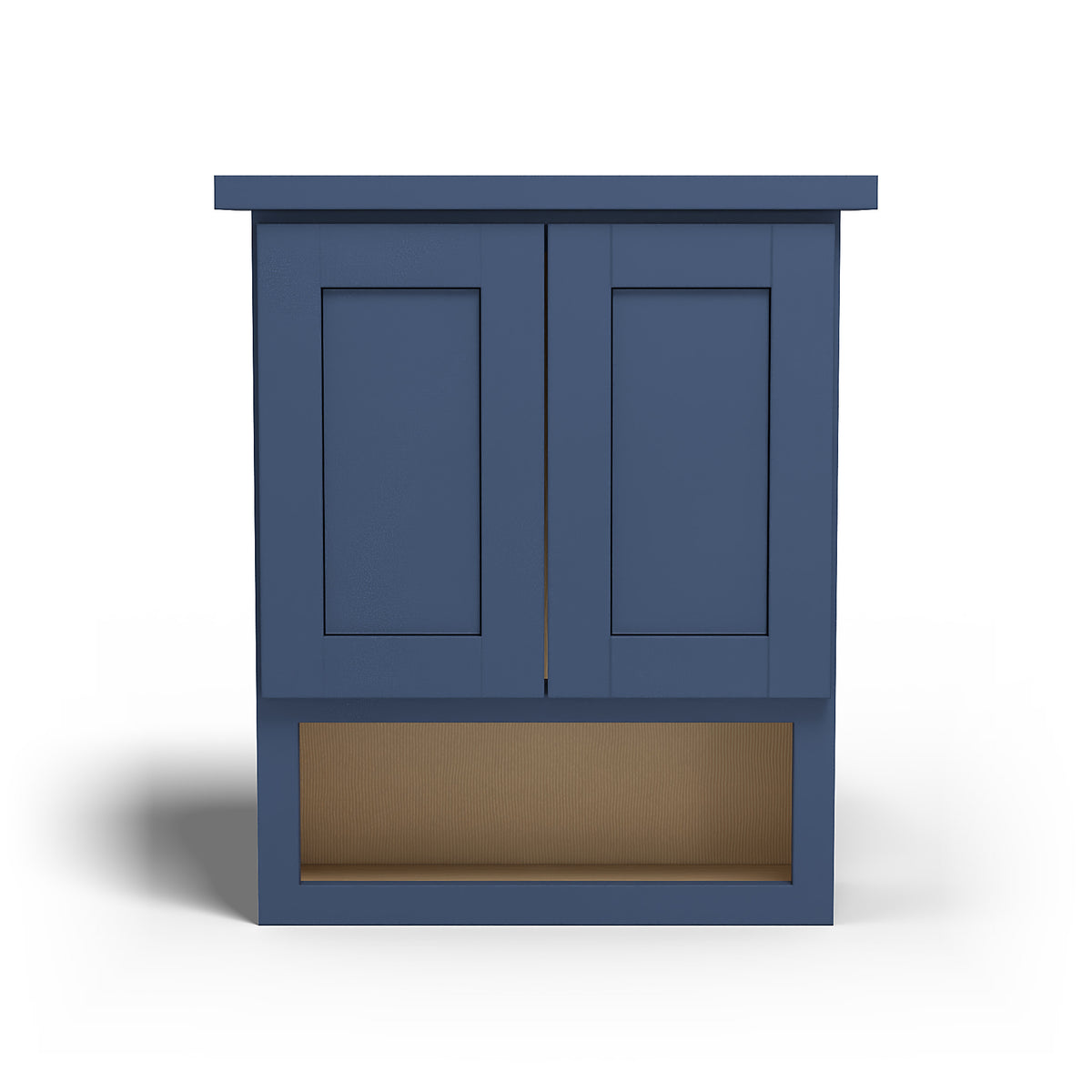 Special Order - 21" x 26" Bathroom Wall Cabinet Concord Blue Bathroom Concord Blue GHI Medicine Cabinet SPCCB Special Order Toilet Topper