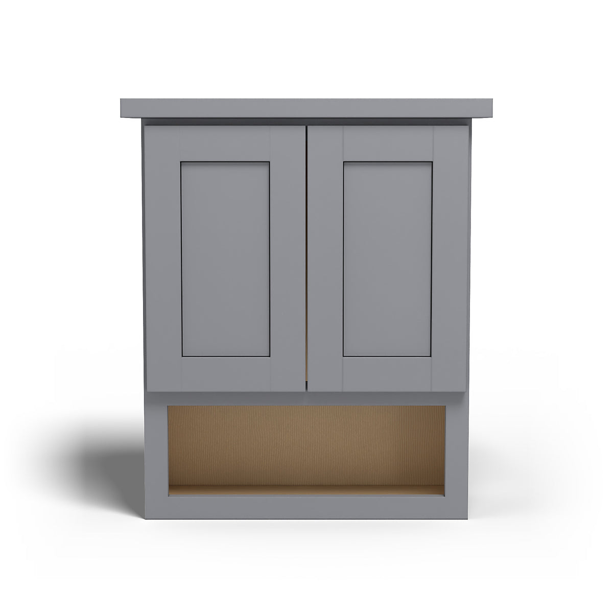 Special Order - 21" x 26" Medicine Cabinet Pacific Gray - BV2126 Bathroom GHI Medicine Cabinet Pacific Gray published-all-channels Special Order SPPGS Toilet Topper