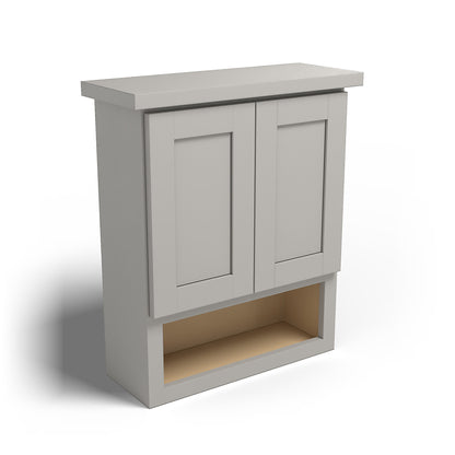 Special Order - 21" x 26" Bathroom Wall Cabinet Stone Harbor Gray - BV2126 Base Cabinets Bathroom GHI Medicine Cabinet Special Order SPSHG Stone Harbor Gray Toilet Topper