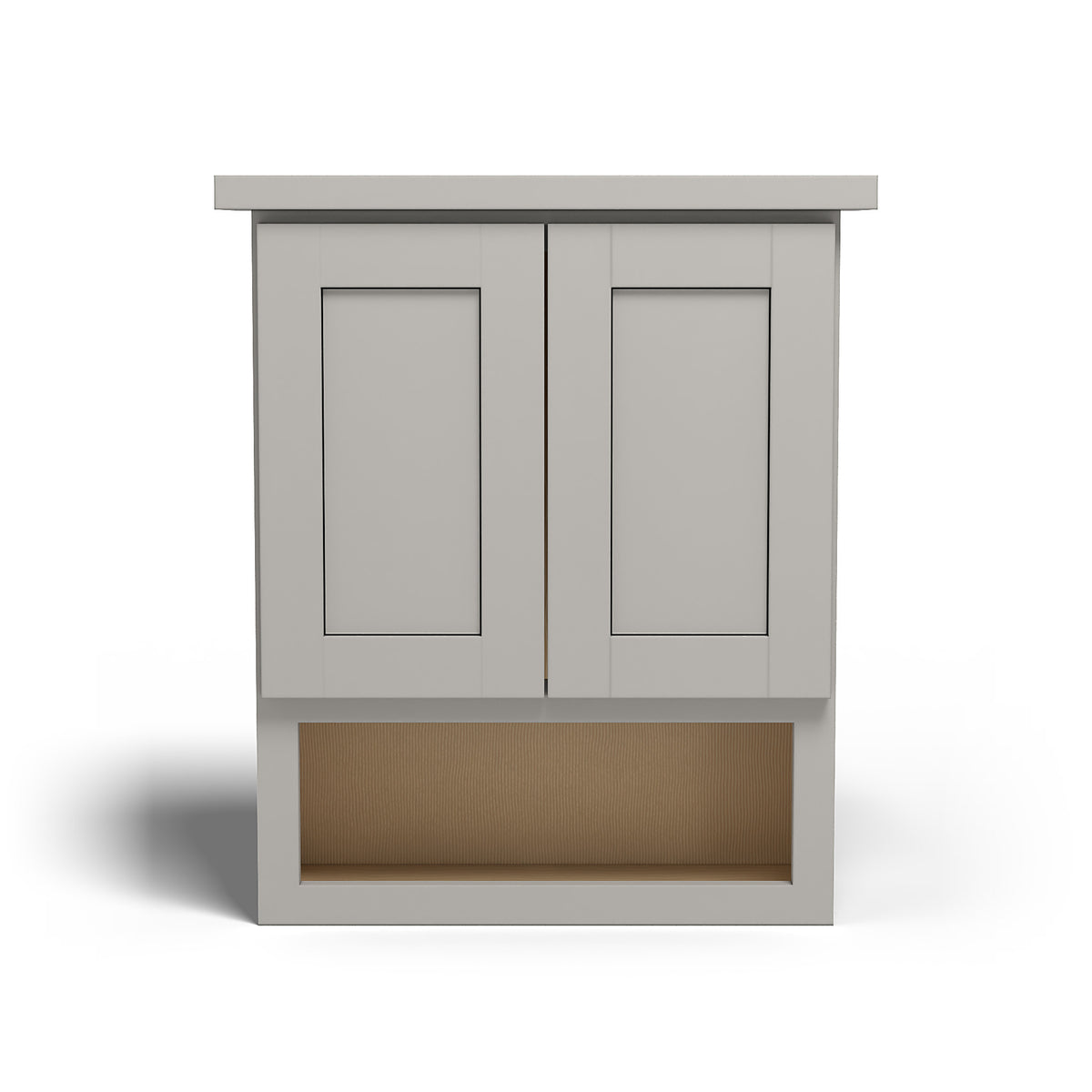 Special Order - 21" x 26" Bathroom Wall Cabinet Stone Harbor Gray - BV2126 Base Cabinets Bathroom GHI Medicine Cabinet Special Order SPSHG Stone Harbor Gray Toilet Topper