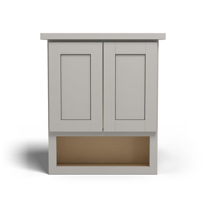Special Order - 21" x 26" Bathroom Wall Cabinet Stone Harbor Gray - BV2126 Base Cabinets Bathroom GHI Medicine Cabinet Special Order SPSHG Stone Harbor Gray Toilet Topper