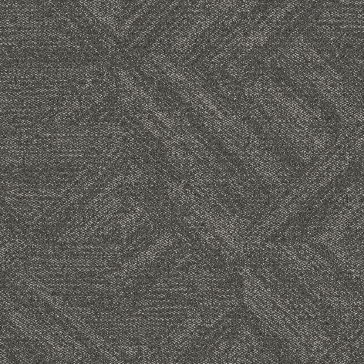 Bisect Sediment carpet tiles installed in an ashlar layout