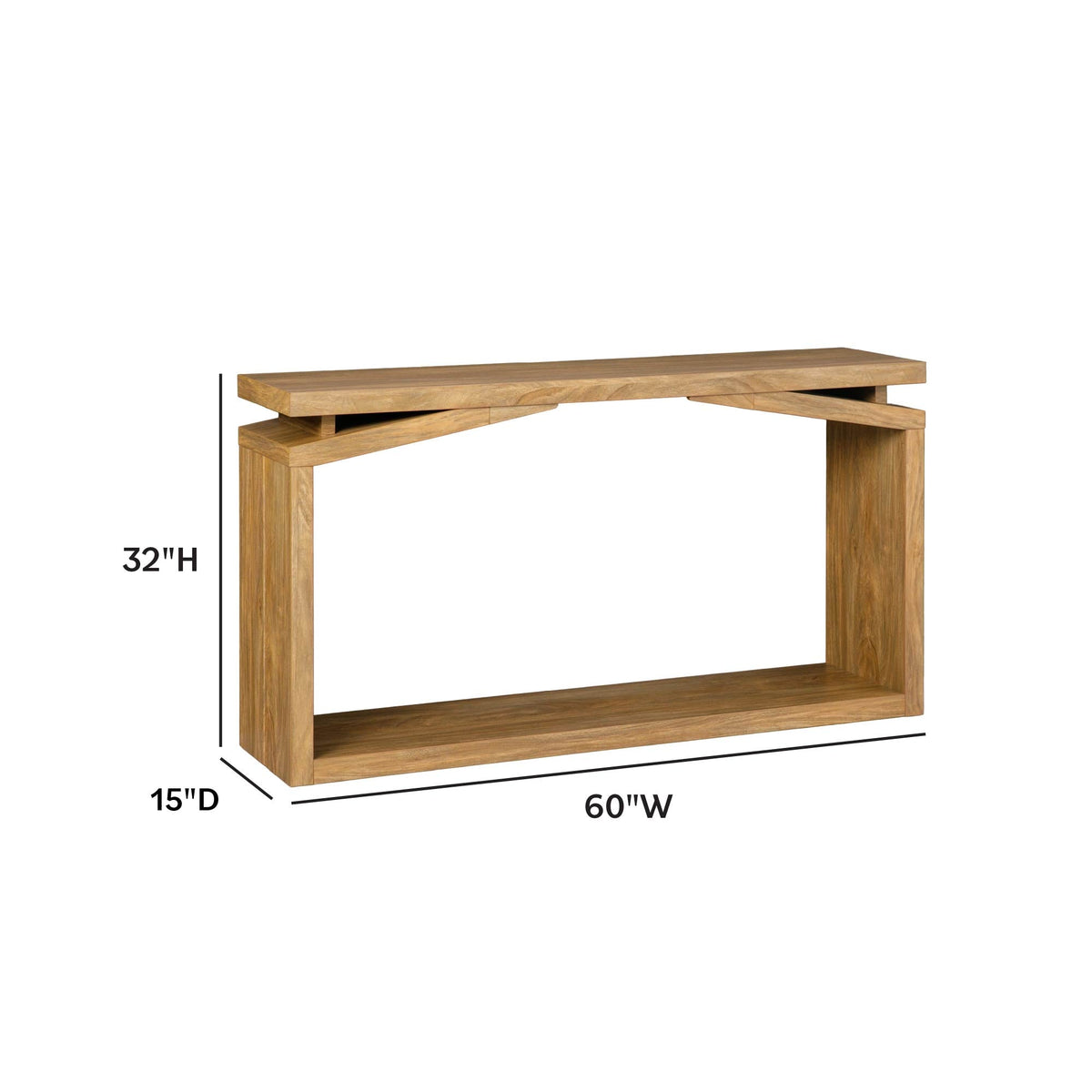 Heritage Oak 60" Console Table FALSE In store location-set published-all-channels