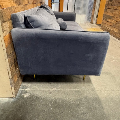 Gray and Gold Couch