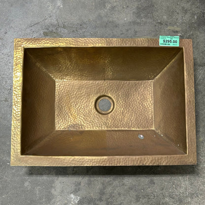 Linkasink Hammered Brass Sink