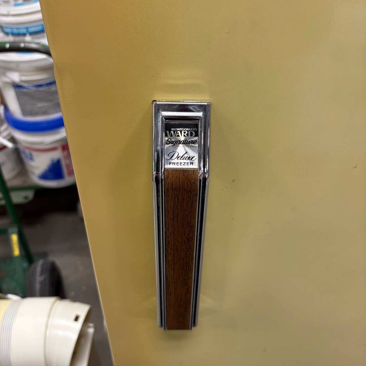 Vintage Montgomery Ward Upright Freezer