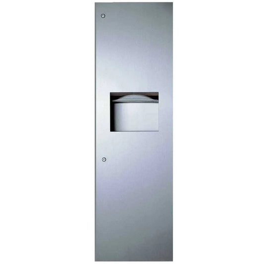 Bobrick B-39003 Commercial Paper Towel Dispenser/Trash Receptacle