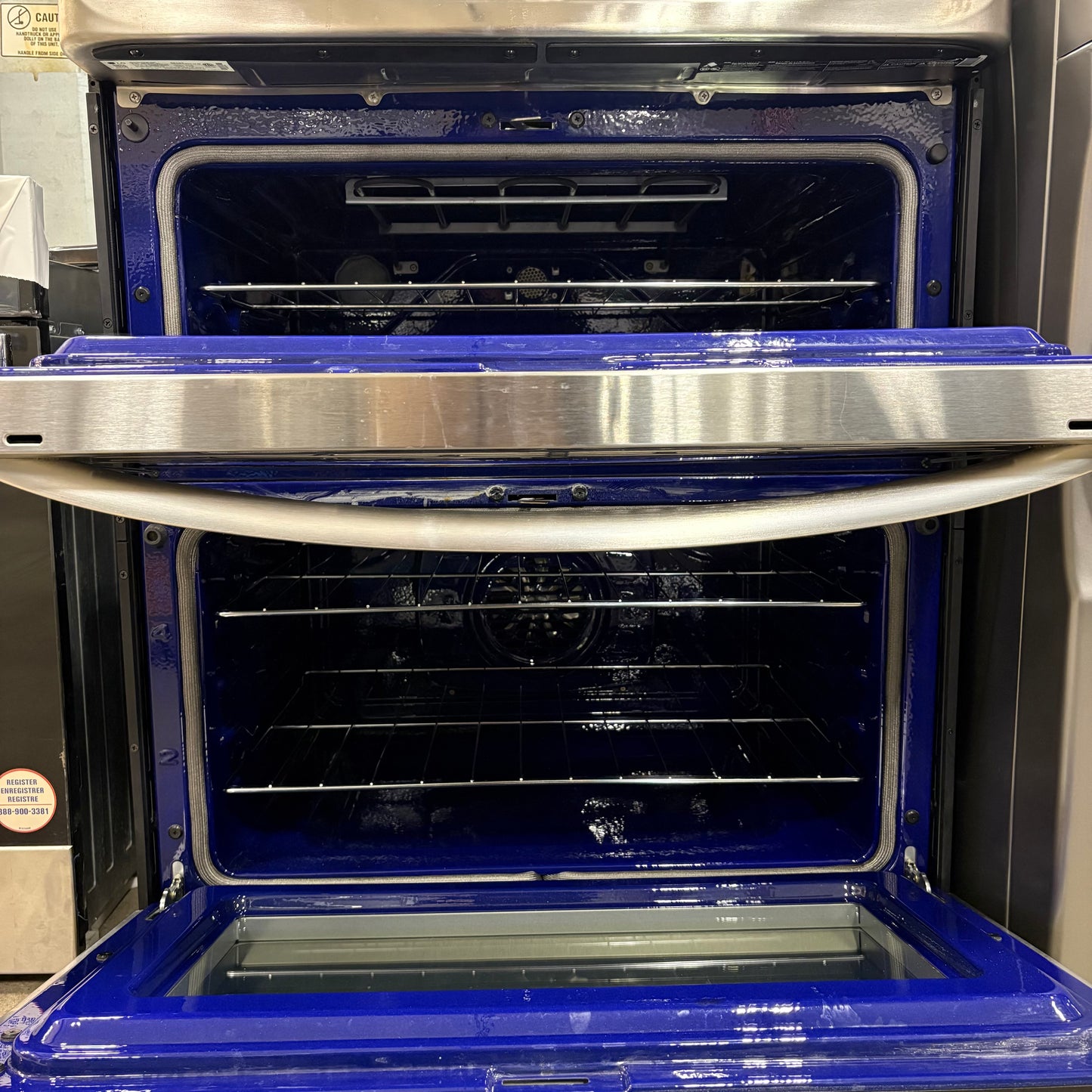 LG Elec Dbl Oven Conv Range