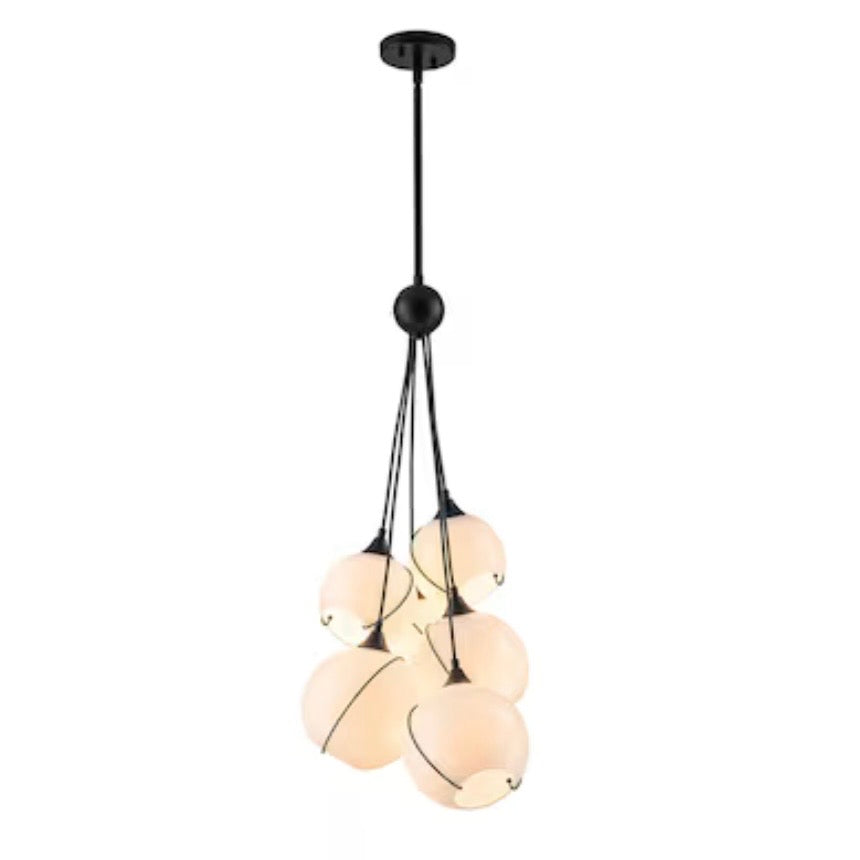 Opal Glass Chandelier