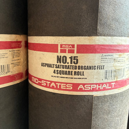 15lb Tar Paper Roll