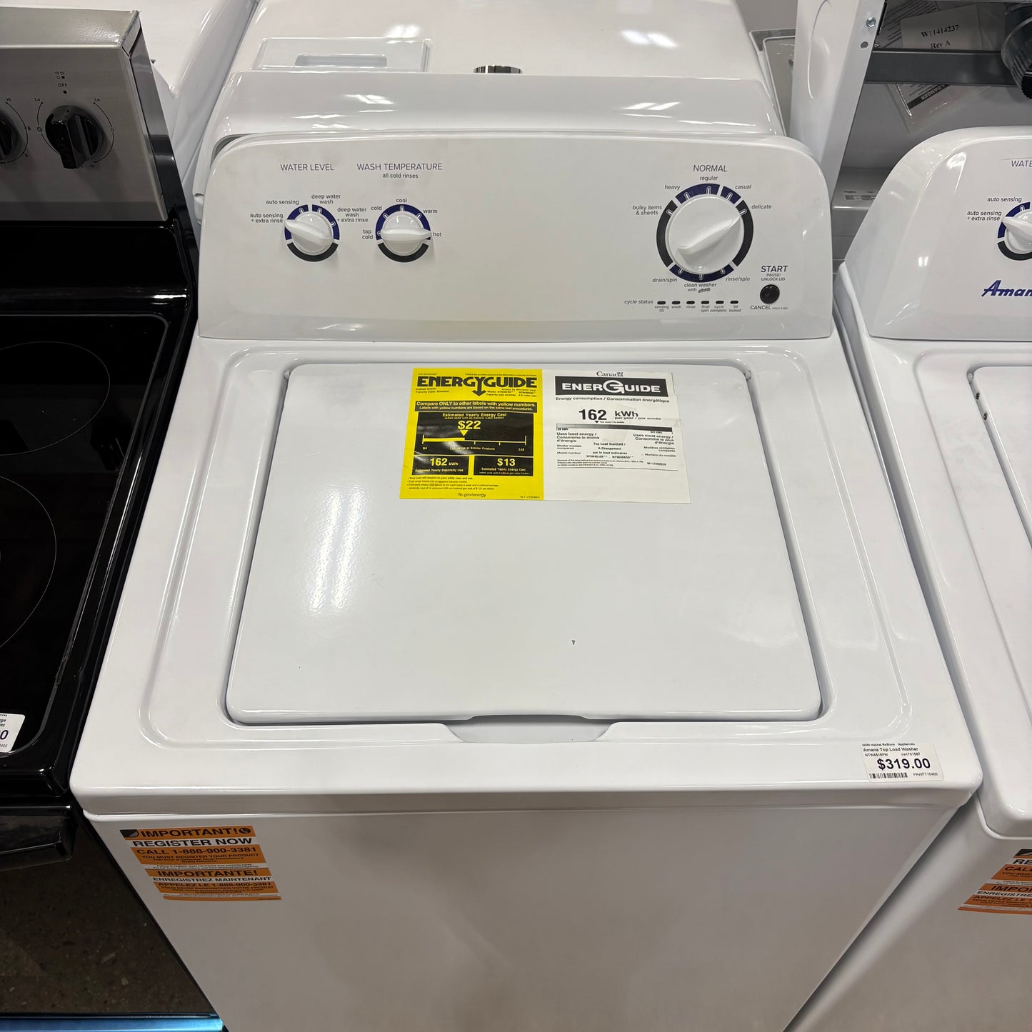 Amana Top Load Washer