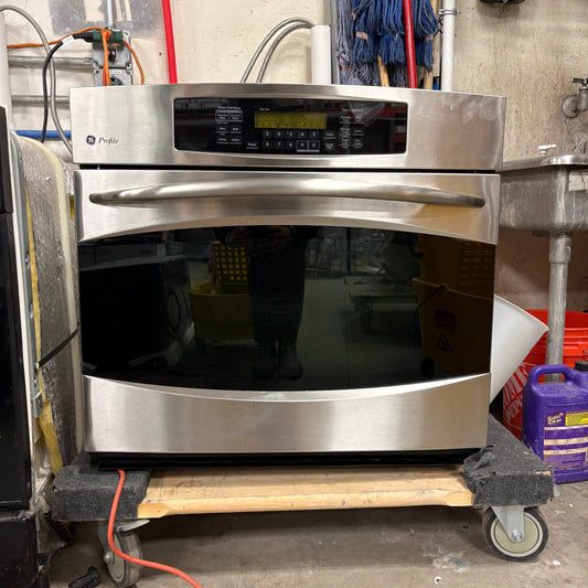 GE Elec Conv Wall Oven