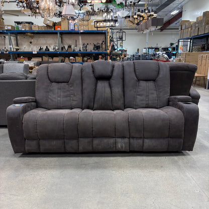 Brown Recliner Sofa