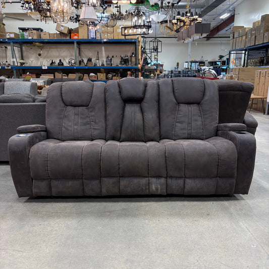 Brown Recliner Sofa