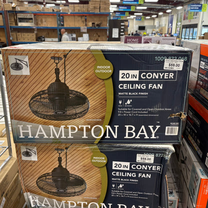 Conyer Indoor/Outdoor Fan Blac TRUE