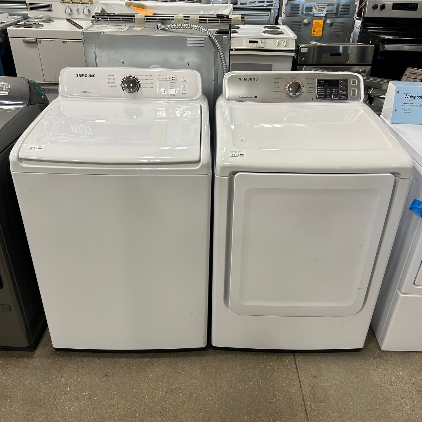 Samsung Washer/Elec Dryer Set