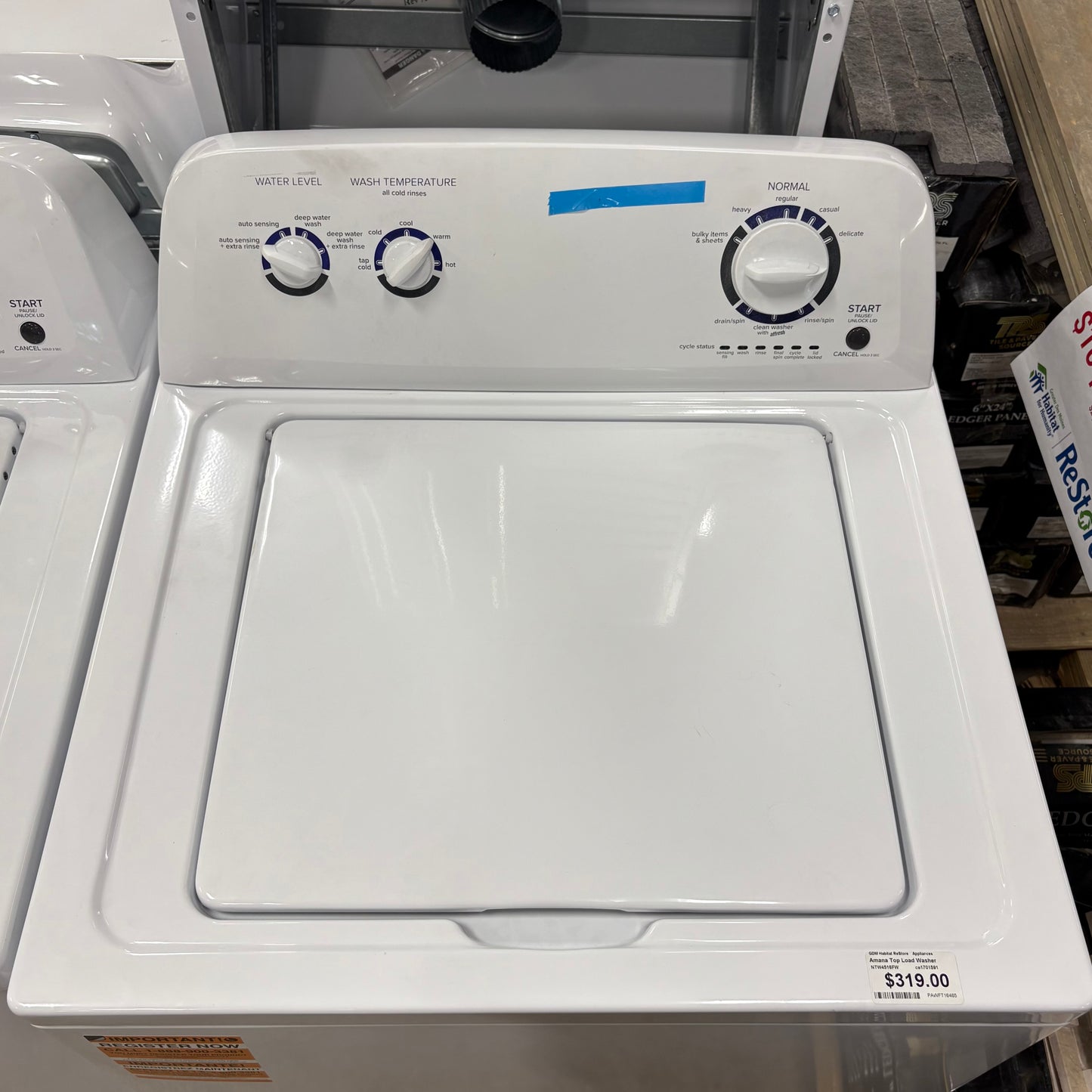 Amana Top Load Washer