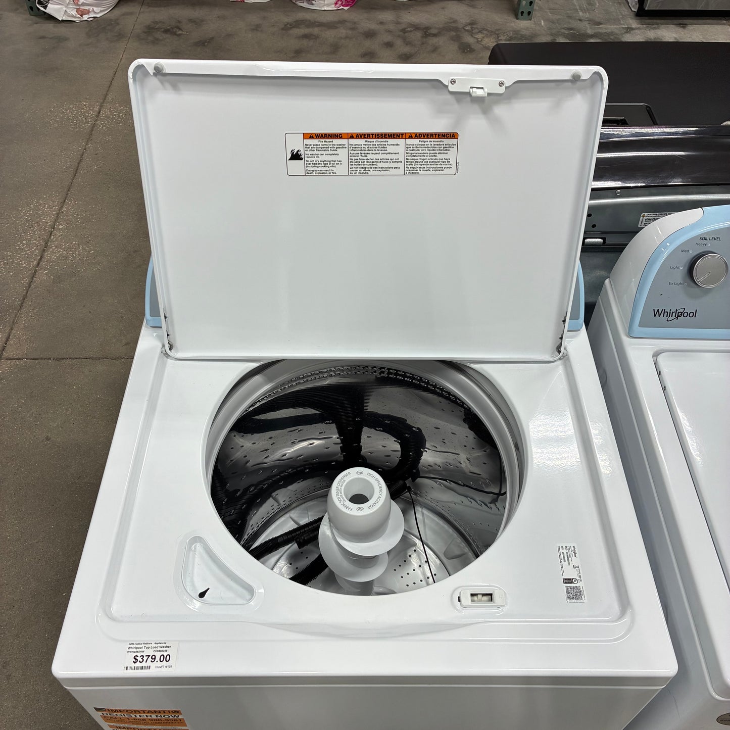 Whirlpool Top Load Washer