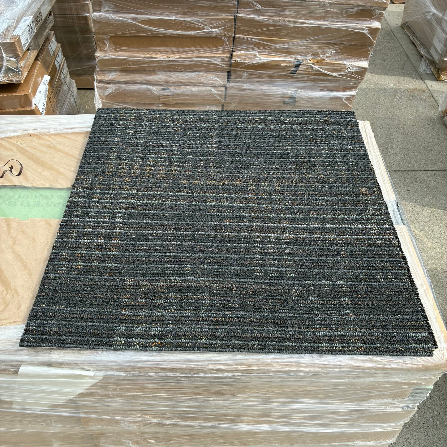 Shaw Carpet Tile Painted