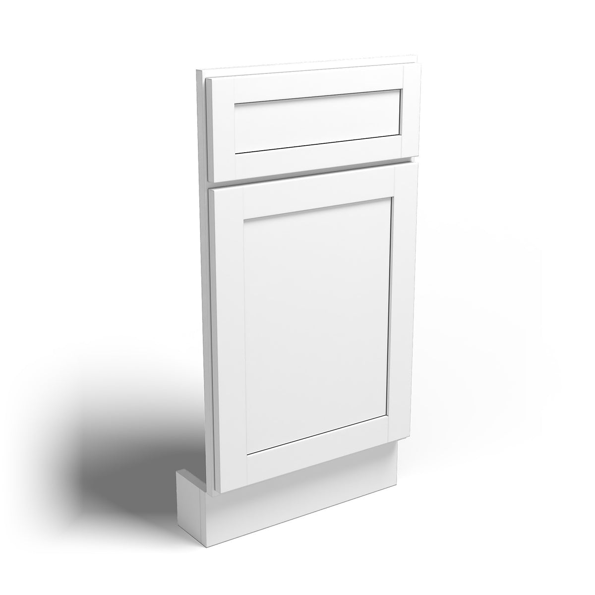 Special Order - 36" Corner Sink Front Arcadia White Shaker - CSF36 Arcadia White Base Cabinets Corner Base Cabinets GHI GHI Accessories Sink Bases SPACW Special Order