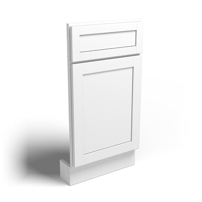Special Order - 36" Corner Sink Front Arcadia White Shaker - CSF36 Arcadia White Base Cabinets Corner Base Cabinets GHI GHI Accessories Sink Bases SPACW Special Order