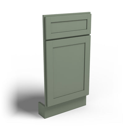 Special Order - 36" Corner Sink Front Forest Green - CSF36