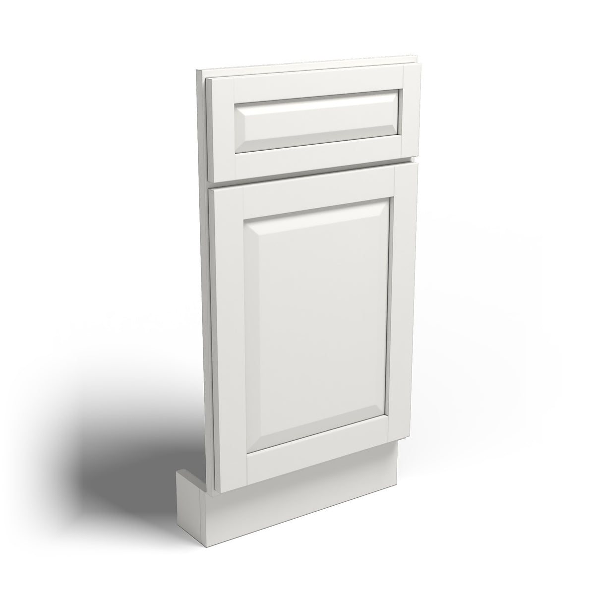 Special Order - 36" Corner Sink Front Newport White - CSF36 Base Cabinets Corner Base Cabinets Corner Sink Floor GHI GHI Accessories Newport White Sink Bases Special Order SPNPW