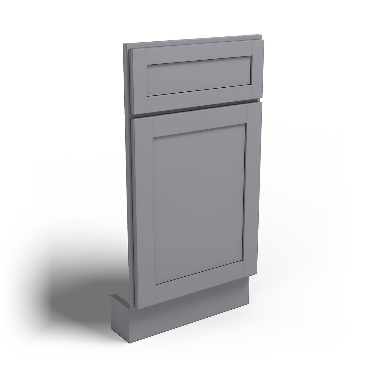 Special Order - 36" Corner Sink Front Pacific Gray - CSF36 Base Cabinets Corner Base Cabinets Corner Sink Floor GHI GHI Accessories Pacific Gray Sink Bases Special Order SPPGS