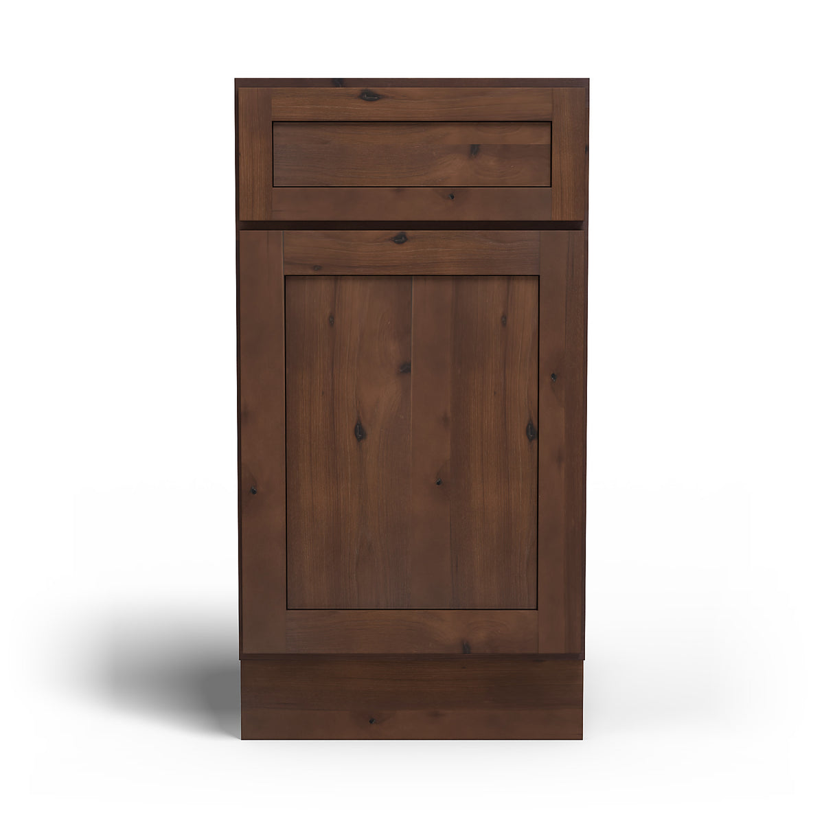 Special Order - 36" Corner Sink Front Rustic Walnut - CSF36 Base Cabinets Corner Base Cabinets Corner Sink Floor GHI GHI Accessories Rustic Walnut Sink Bases Special Order SPRWS