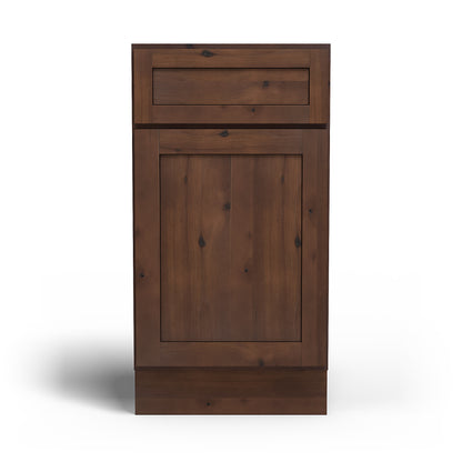 Special Order - 36" Corner Sink Front Rustic Walnut - CSF36 Base Cabinets Corner Base Cabinets Corner Sink Floor GHI GHI Accessories Rustic Walnut Sink Bases Special Order SPRWS
