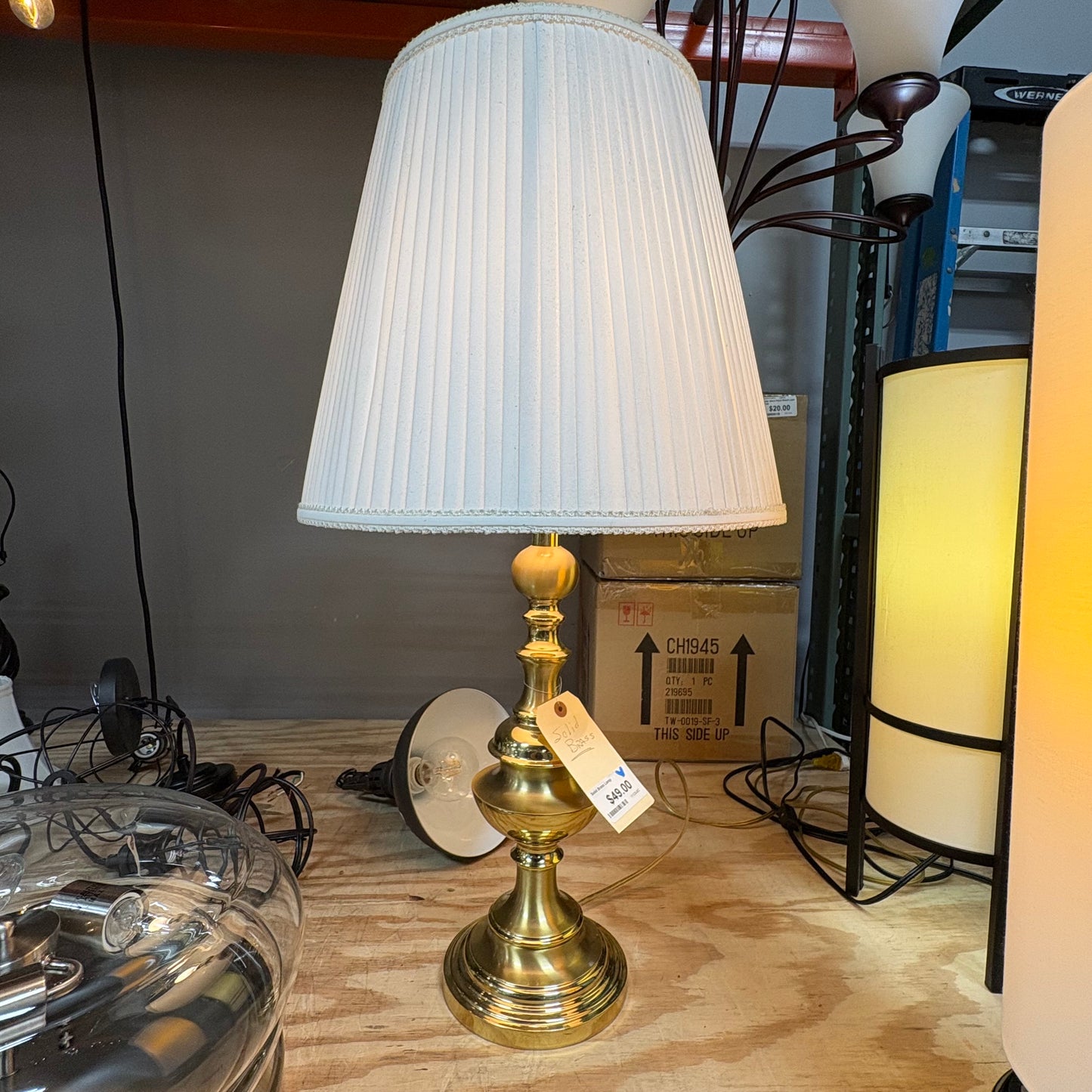 Solid Brass Lamp