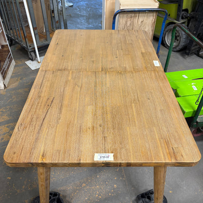 MCM-Style Acacia Dining Set