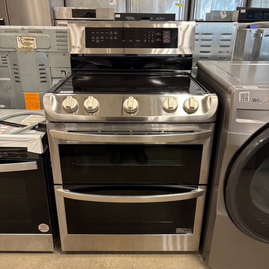LG Elec Dbl Oven Conv Range
