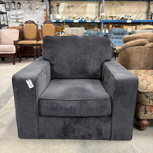 Charcoal Square Armchair