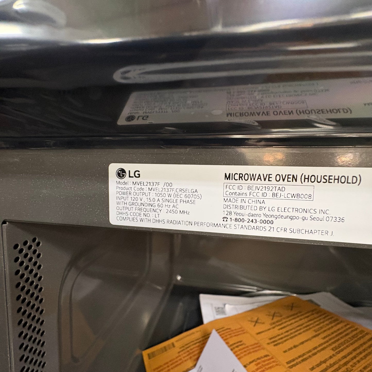 LG OTR Microwave