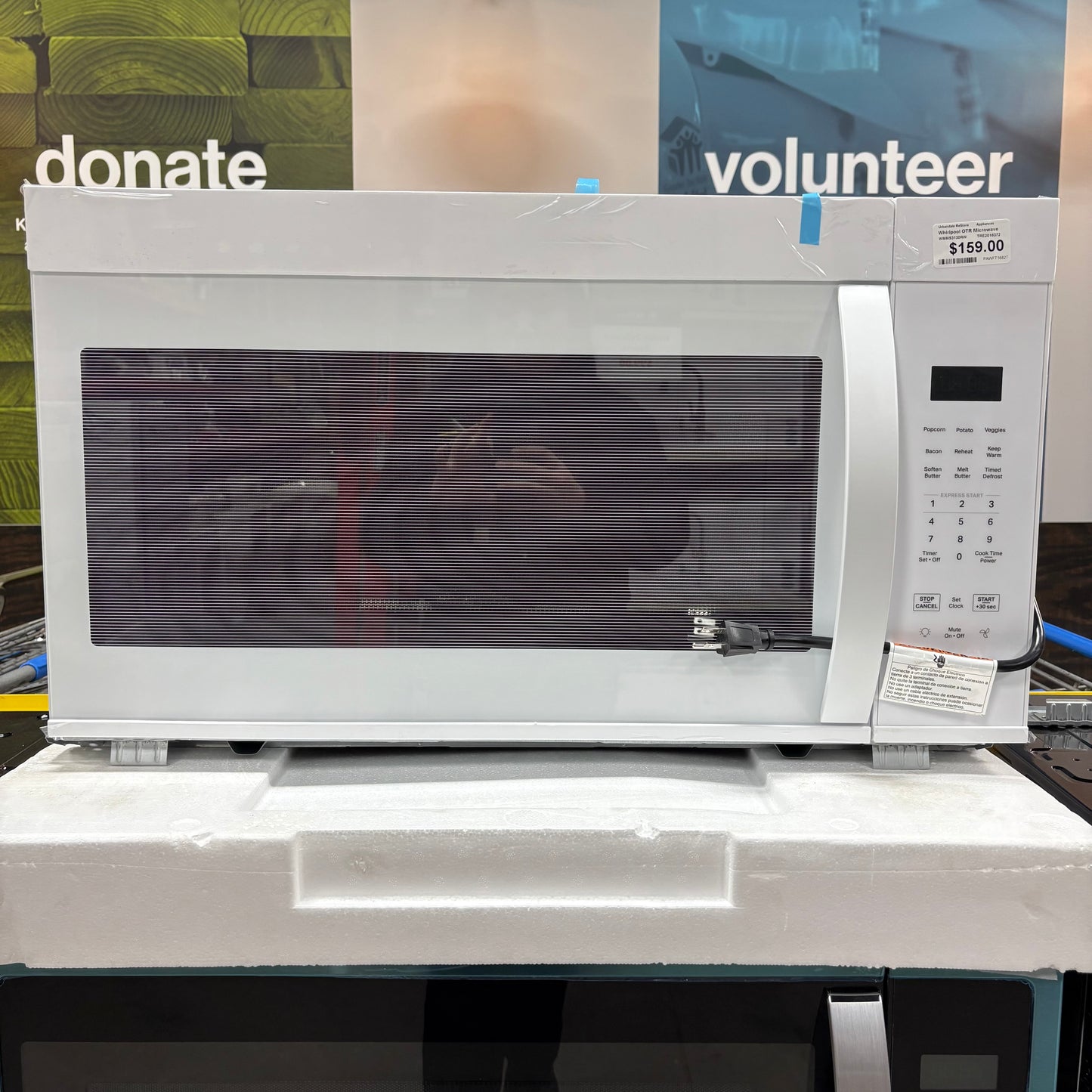 Whirlpool OTR Microwave