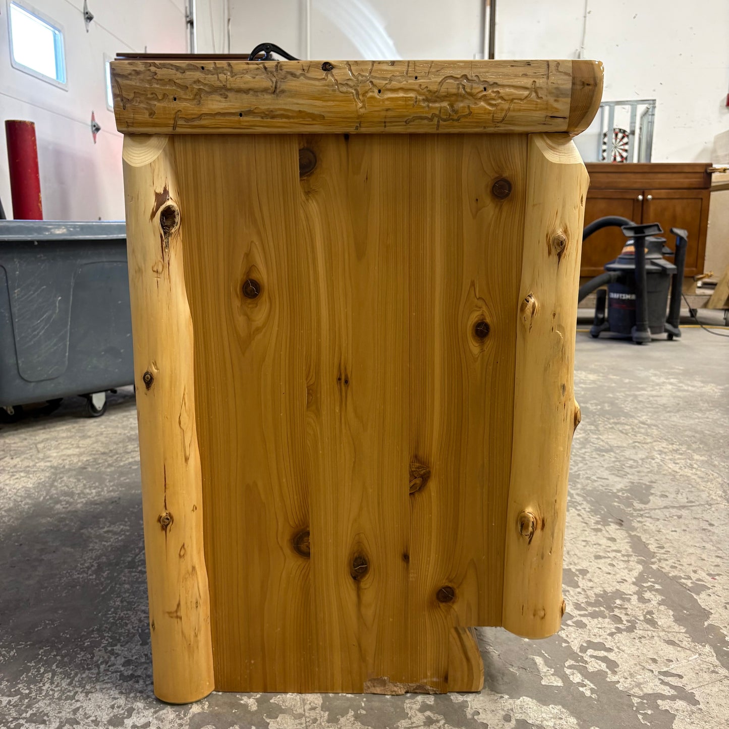 40" Rustic CedarLog Vanity Set