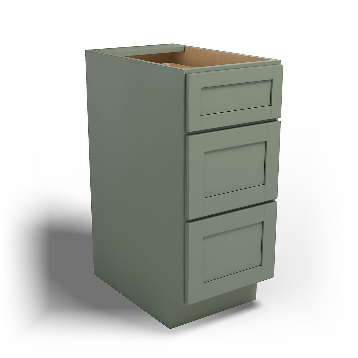 Special Order - 15" Drawer Base Cabinet Forest Green - DB15 Base Cabinets Drawer Bases Forest Green GHI Special Order SPFRG