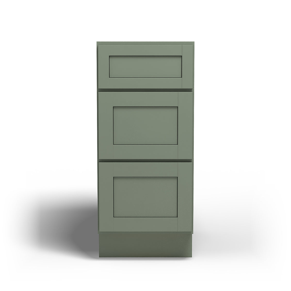 Special Order - 15" Drawer Base Cabinet Forest Green - DB15 Base Cabinets Drawer Bases Forest Green GHI Special Order SPFRG