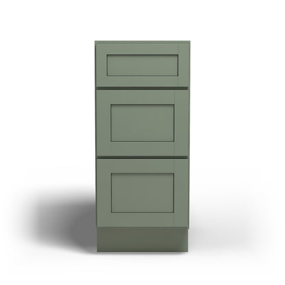 Special Order - 15" Drawer Base Cabinet Forest Green - DB15 Base Cabinets Drawer Bases Forest Green GHI Special Order SPFRG
