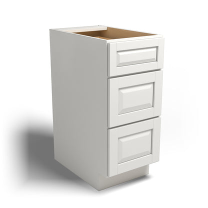 Special Order - 15" Drawer Base Cabinet Newport White - DB15 Base Cabinets Drawer Bases GHI Newport White Special Order SPNPW