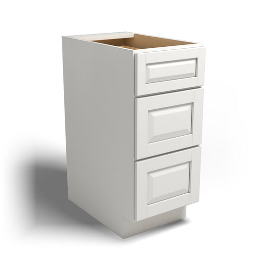 Special Order - 15" Drawer Base Cabinet Newport White - DB15 Base Cabinets Drawer Bases GHI Newport White Special Order SPNPW