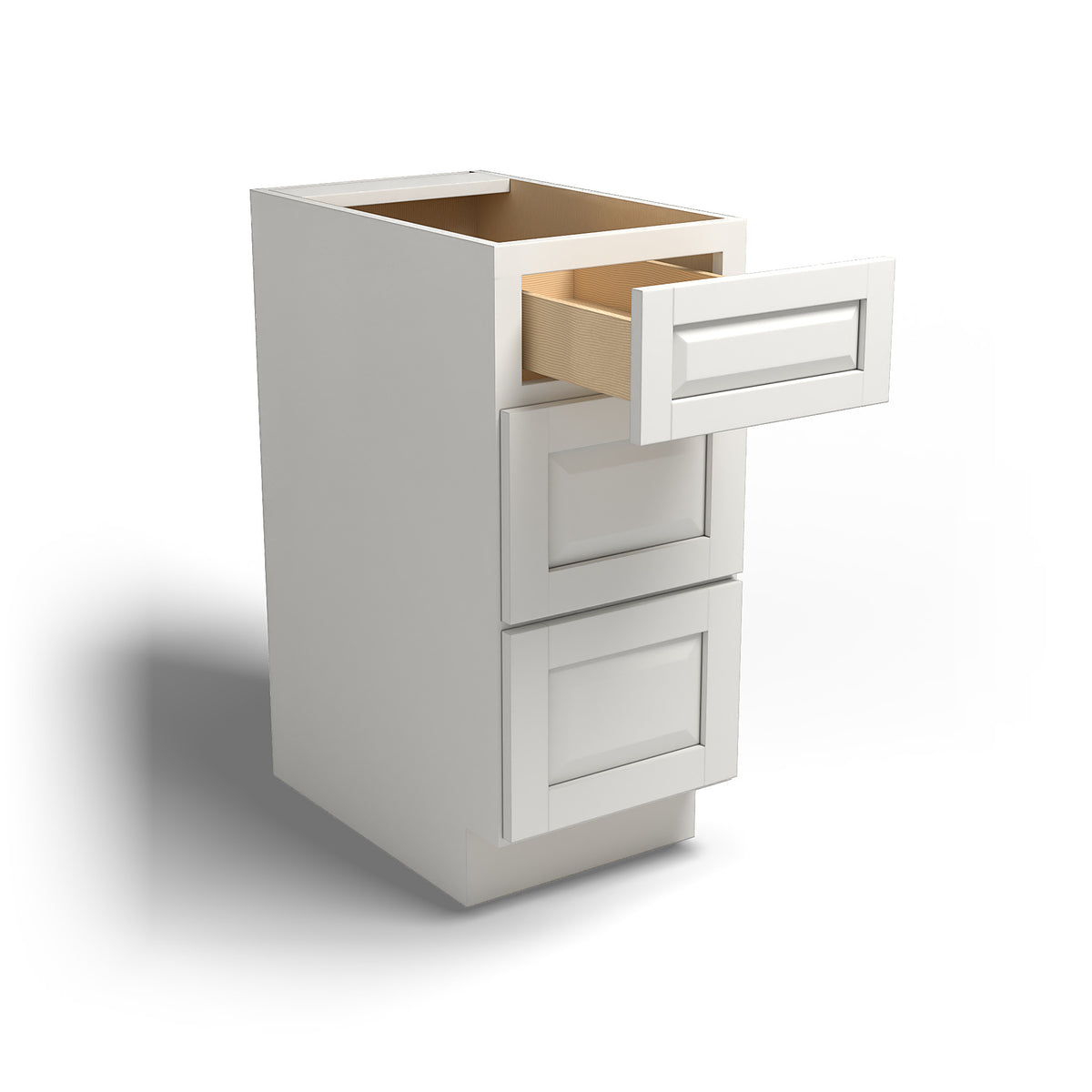 Special Order - 15" Drawer Base Cabinet Newport White - DB15 Base Cabinets Drawer Bases GHI Newport White Special Order SPNPW