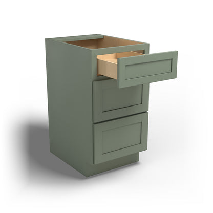 Special Order - 18" Drawer Base Cabinet Forest Green - DB18