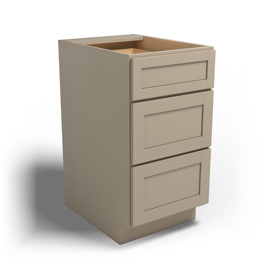 Special Order - 18" Drawer Base Cabinet Mojave Shaker - DB18 Base Cabinets Drawer Bases GHI Mojave Shaker Special Order SPMJS
