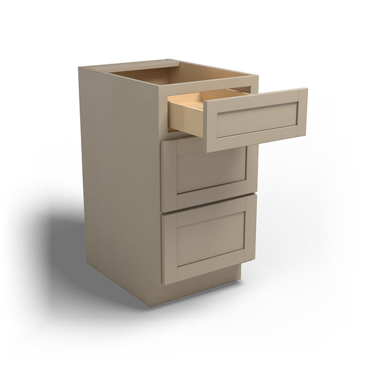Special Order - 18" Drawer Base Cabinet Mojave Shaker - DB18 Base Cabinets Drawer Bases GHI Mojave Shaker Special Order SPMJS